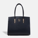 Dannari Onyx Elongated Handle Tote Bag
