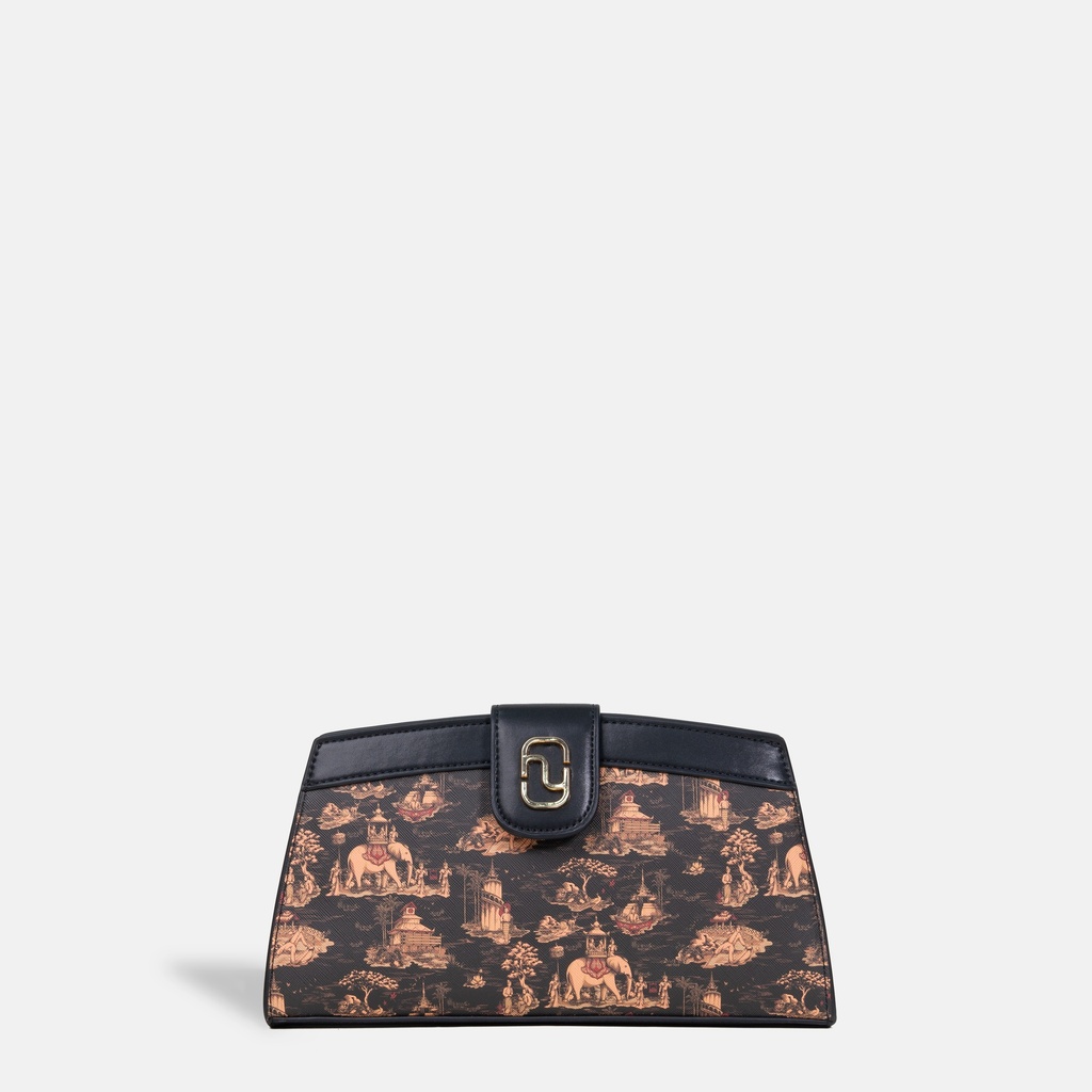 Dannari Onyx Clutch Crossbody Bag