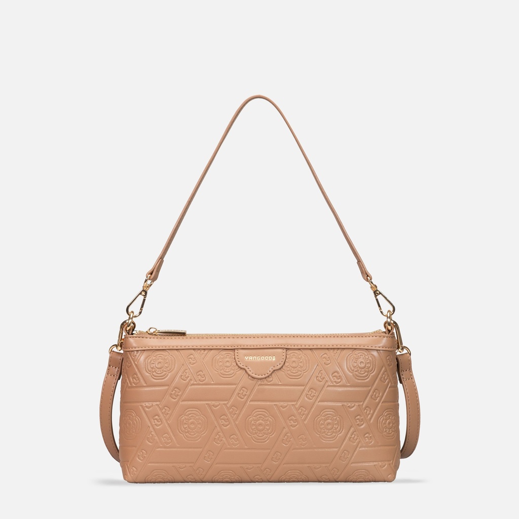 Myat Lay Ngone Mocha Shoulder Sling Bag
