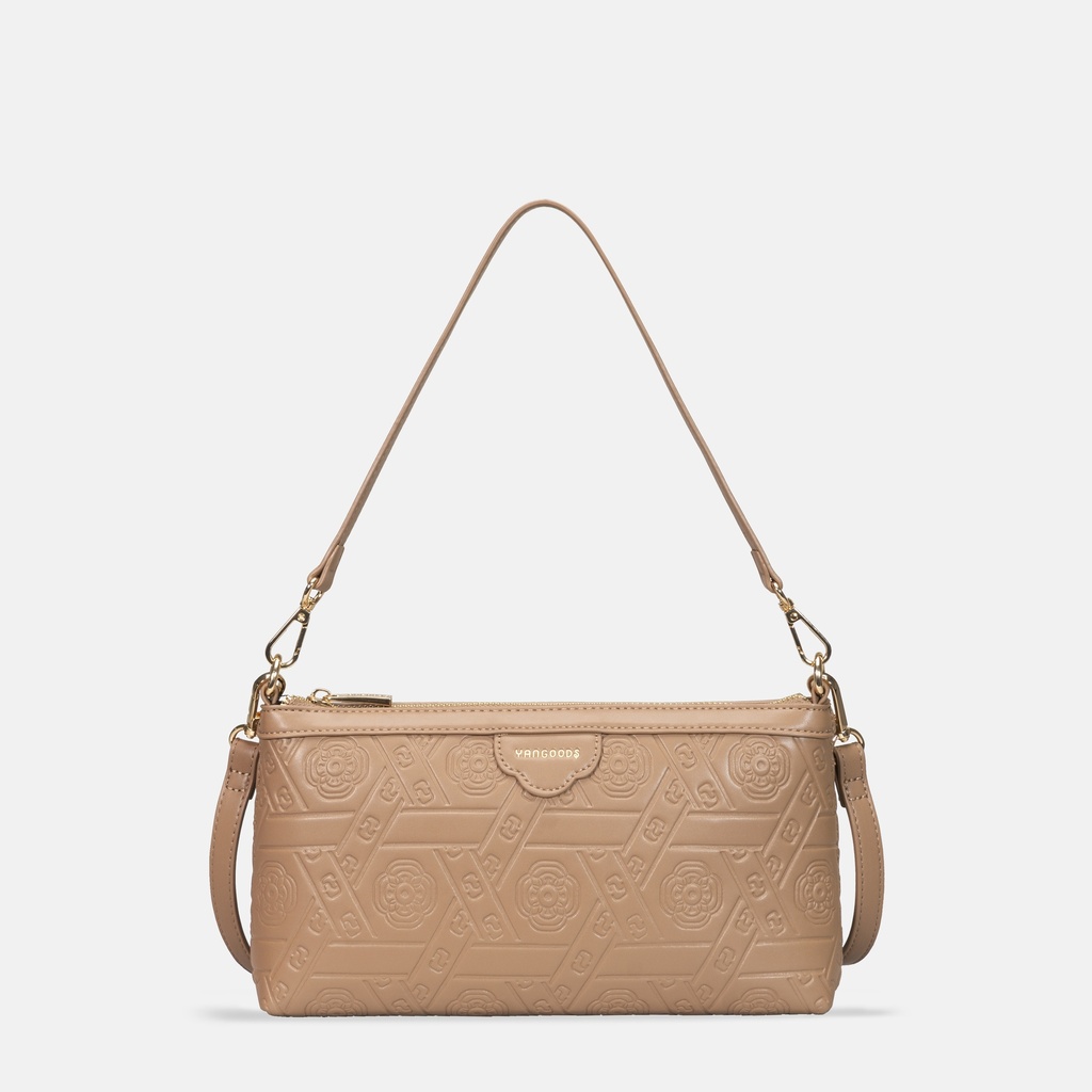 Myat Lay Ngone Mocha Shoulder Sling Bag