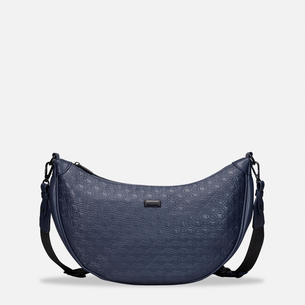 Myat Lay Maung Midnight Blue Arc Crossbody Bag