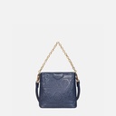 Myat Lay Ngone Midnight Blue Mini Bucket Bag