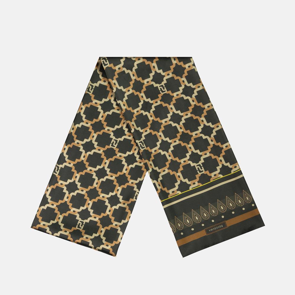 Htarwara Dark Olive Rectangular Scarf