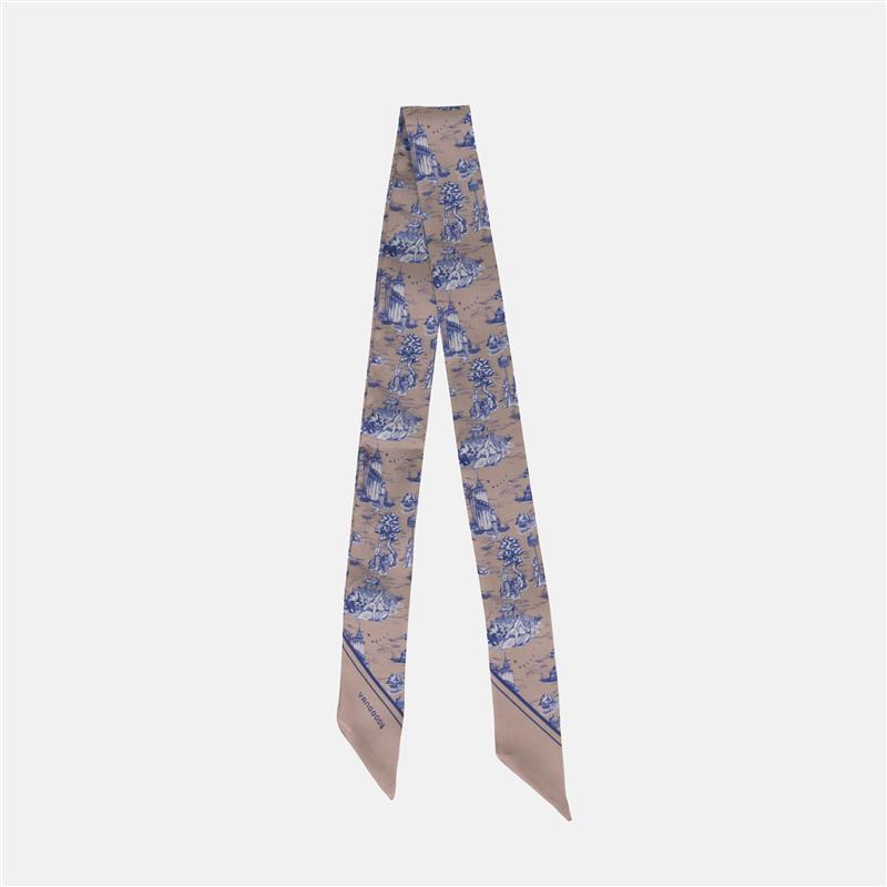 Dannari Beige Slim Scarf