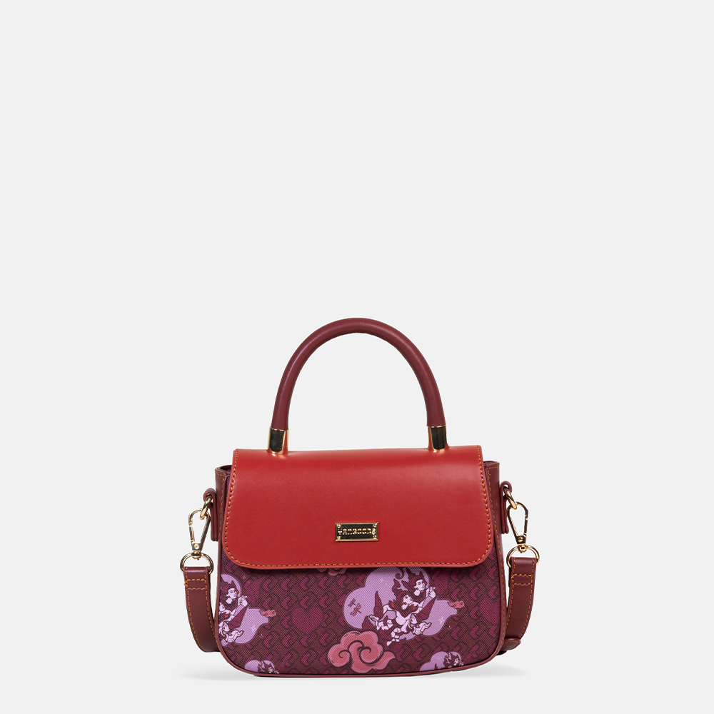 Swal Taw Merlot Top Handle Bag