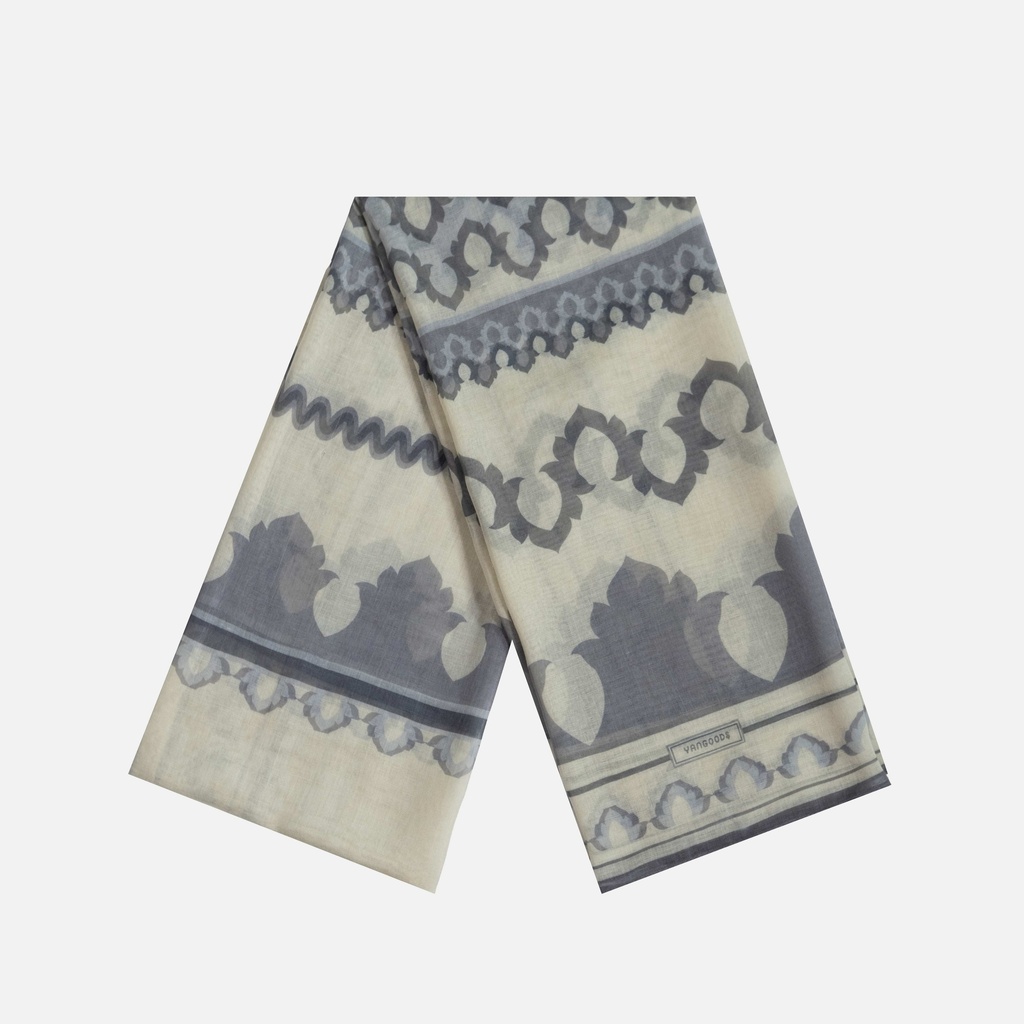 Khat Nwe Ivory Rectangular Scarf