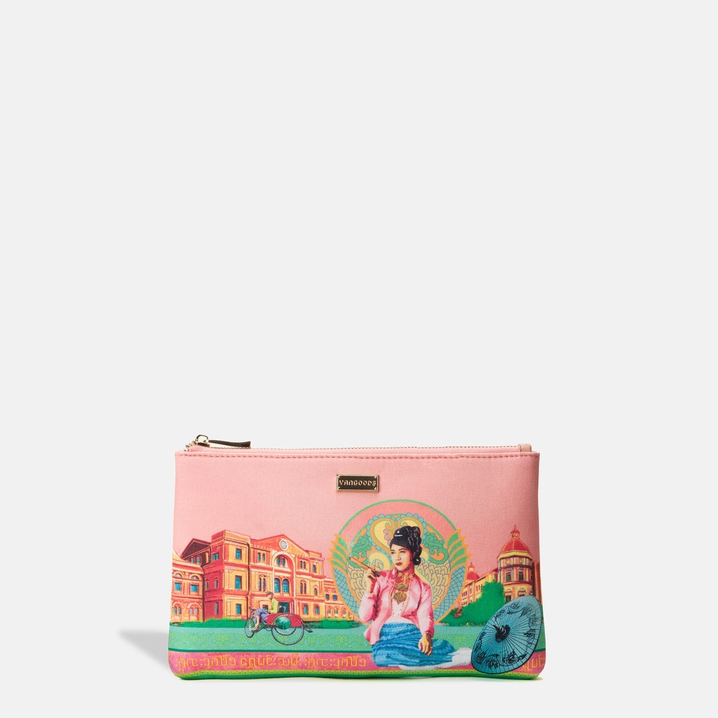 Pyo Madi Rose Midi Clutch