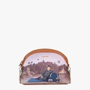 Htate Htar Beige Chain Cross Bag