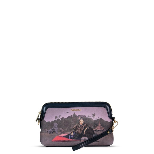 [YG9C2301R] Htate Htar Black Small Cross Bag