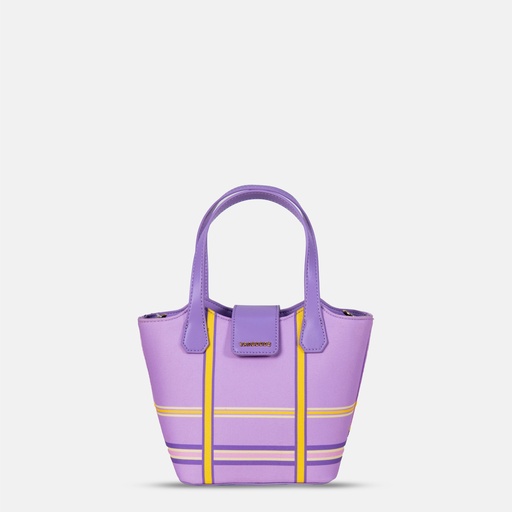 [YG9E2303V] Picnic Lilac Basket Hand Bag