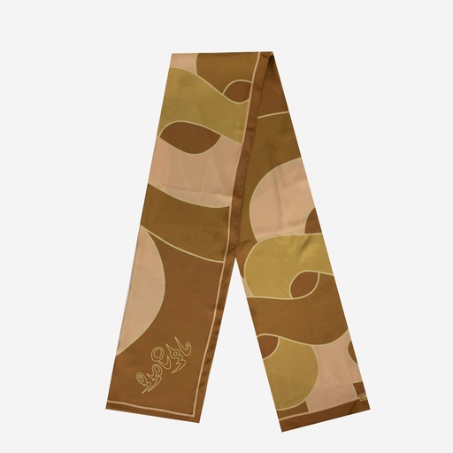 [YG9R2901J] Gold Hayman Hnoung Scarf