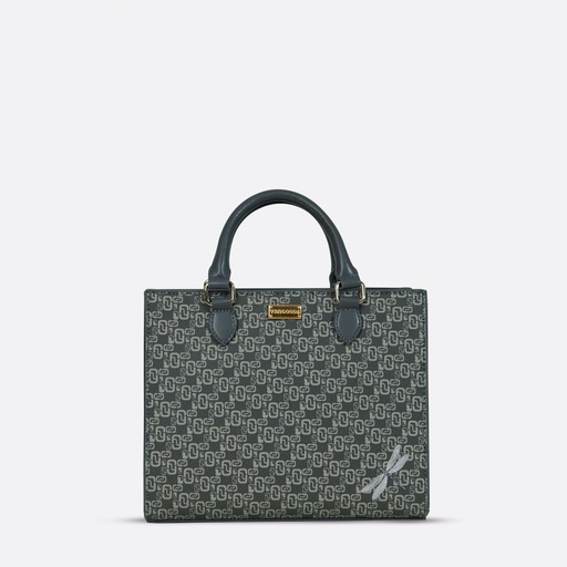 [YG10P2305A] 2025 Thinkayta Women Gray Midi Tote Bag