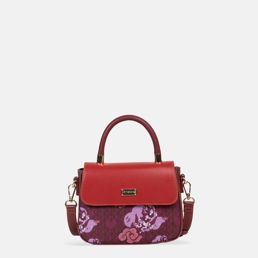 [YG10V2302Z] Swal Taw Merlot Top Handle Bag