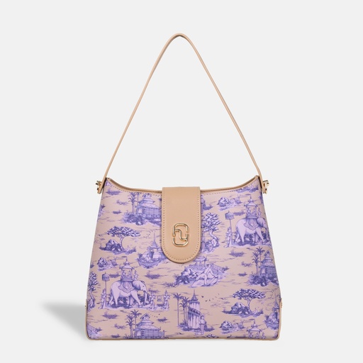 [YG10O2305E] Dannari Beige Hobo Bag