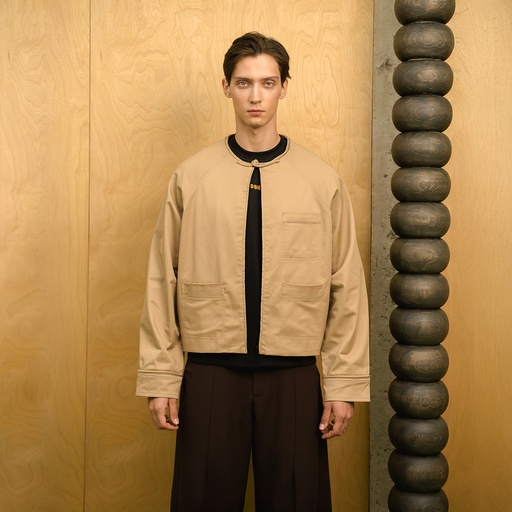 [5005476201] Yangoodsisburma Beige Tikepone Jacket Small