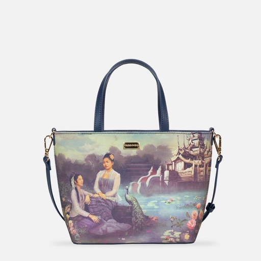 [YG11C2306Q] Yu Wadi Stone Blue Mini Shoulder Bag