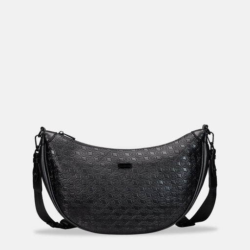 [YG11S2402B] Myat Lay Maung Black Arc Crossbody Bag