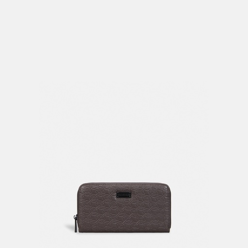 [YG11S2201W] Myat Lay Maung Coffee Bean Zip Around Wallet