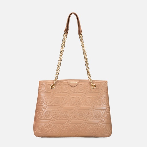 [YG11S2306W] Myat Lay Ngone Mocha Chain Tote Bag