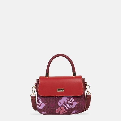 [YG11V2302Z] Swal Taw Merlot Top Handle Bag