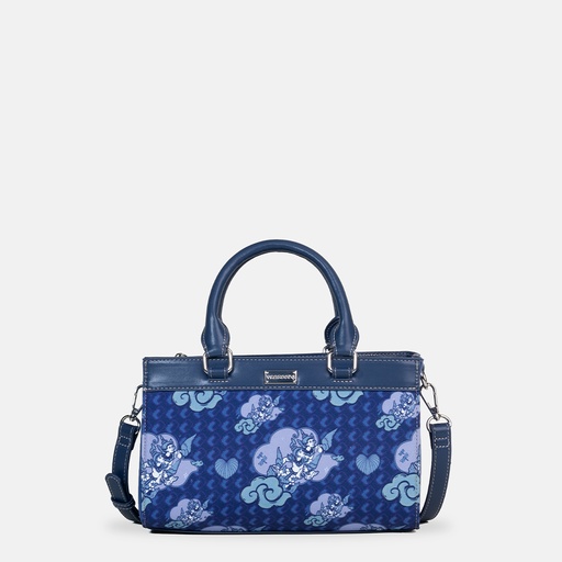 [YG11V2303N] Swal Taw Navy Rectangle Tote Bag