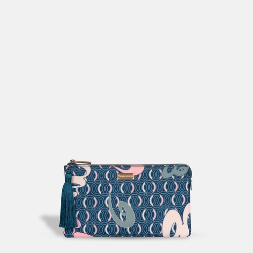 [YG11V2101F] AKKHAYAR Teal Wallet Pouch