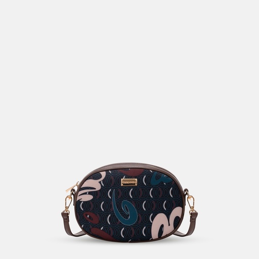 [YG11V2301W] AKKHAYAR Chocolate Squircle Bag