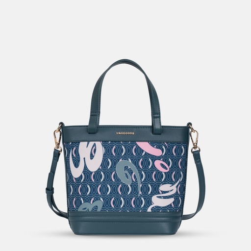 [YG11V2303F] AKKHAYAR Teal Basket Hand Bag